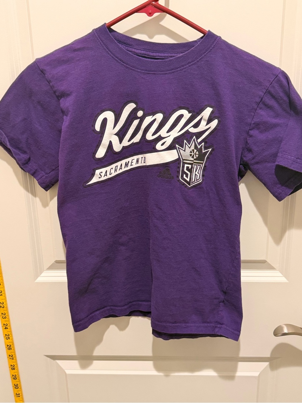 adidas Sacramento Kings Purple Graphic Tee